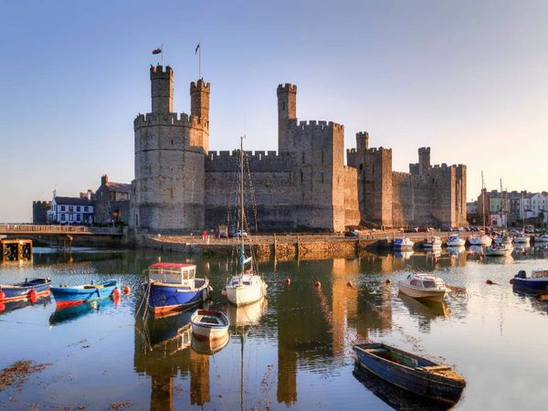 Produktbild: CALVENDO Puzzle Caernarfon Castle | 1000 Teile Lege-Gr&ouml;&szlig;e 64x48cm Foto-Puzzle f&uuml;r gl&uuml;ckliche Stunden
