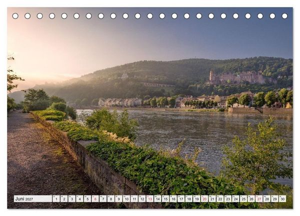 Produktbild: Heidelberg - Die romantische Stadt am Fluss (Tischkalender 2027 DIN A5 quer), CALVENDO Monatskalender