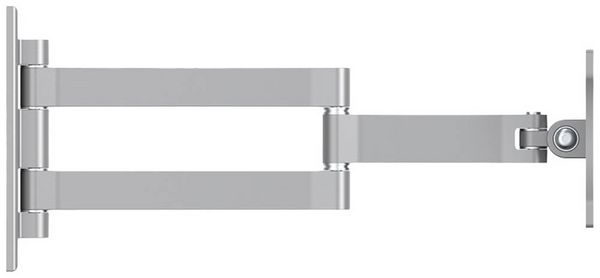 Produktbild: Neomounts FPMA-W830 Monitor-Wandhalterung 1 Display(s) 25,4 cm (10") - 68,6 cm (27") Silber Neigbar, Schwenkbar, Ausziehbar