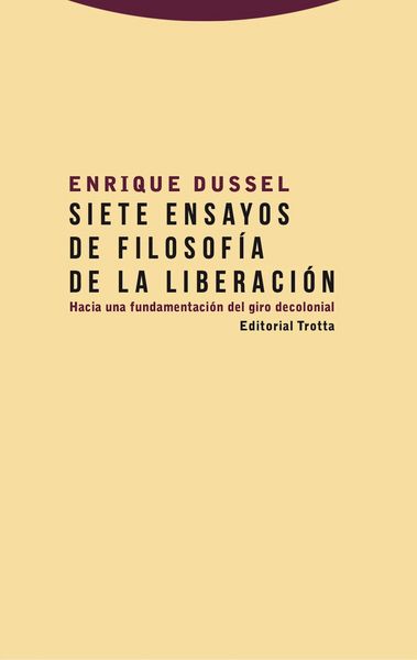 Produktbild: Siete ensayos de filosof&iacute;a de la liberaci&oacute;n