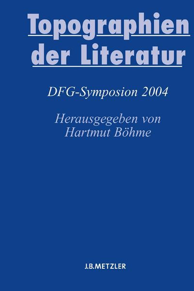 Produktbild: Topographien der Literatur