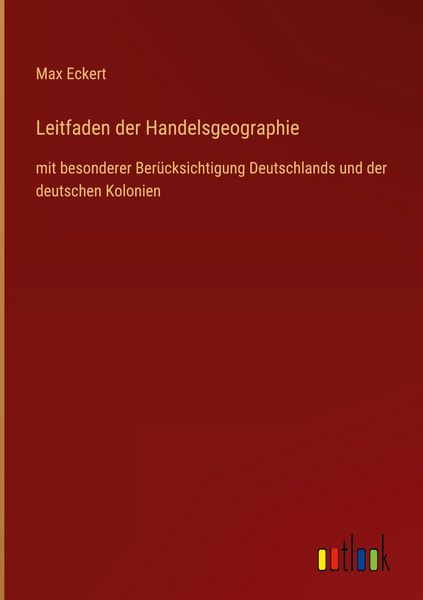 Produktbild: Leitfaden der Handelsgeographie