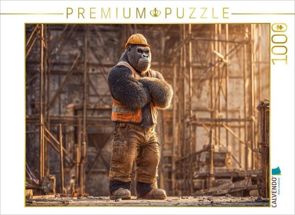 Produktbild: CALVENDO Puzzle Max, der Bauarbeiter | 1000 Teile Lege-Gr&ouml;&szlig;e 64x48cm Foto-Puzzle f&uuml;r gl&uuml;ckliche Stunden