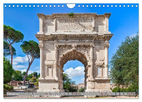 Produktbild: Rom - Ewige Stadt am Tiber (Wandkalender 2027 DIN A4 quer), CALVENDO Monatskalender