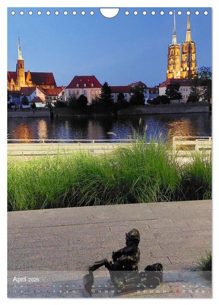 Produktbild: Breslau - Historische Mitte und Dominsel (Wandkalender 2026 DIN A4 hoch), CALVENDO Monatskalender