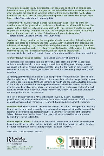 Produktbild: The Emerging Middle Class in Africa