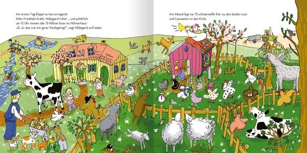 Produktbild: Hildegard, das dicke Huhn, hat vor Ostern viel zu tun