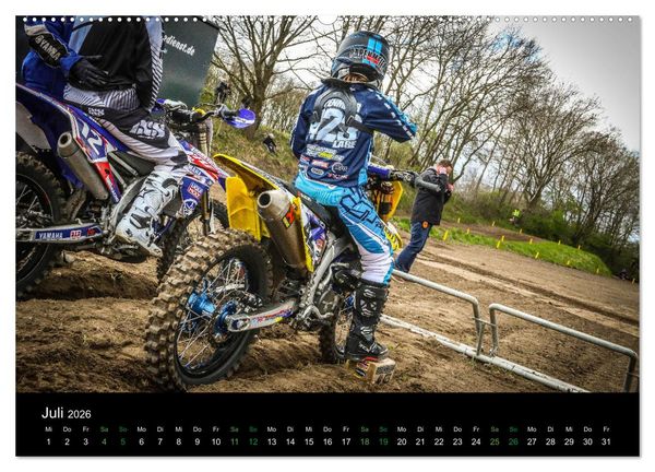 Produktbild: Motocross Ladies 2026 (Wandkalender 2026 DIN A2 quer), CALVENDO Monatskalender