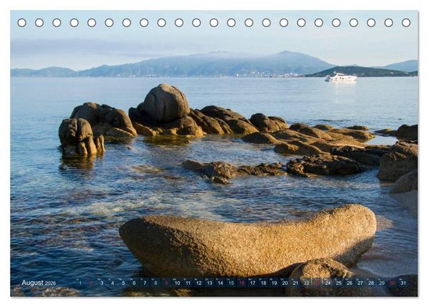 Produktbild: Korsika - Insel der Sch&ouml;nheit (Tischkalender 2026 DIN A5 quer), CALVENDO Monatskalender