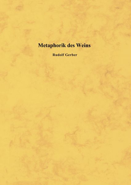 Produktbild: Metaphorik des Weins