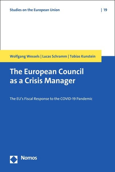 Produktbild: The European Council as a Crisis Manager