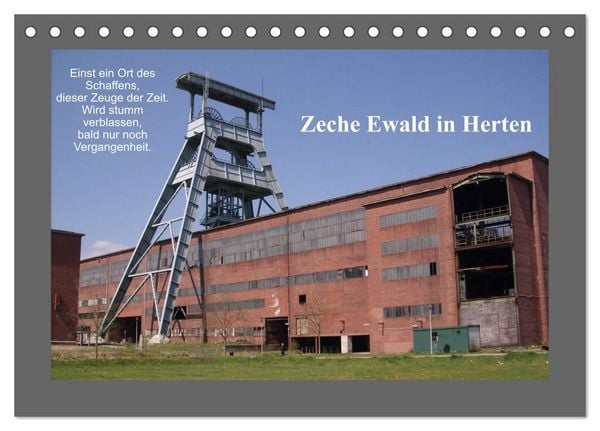 Produktbild: Zeche Ewald in Herten (Tischkalender 2026 DIN A5 quer), CALVENDO Monatskalender