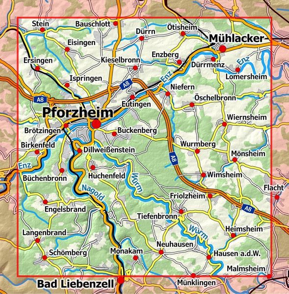 Produktbild: Pforzheim und Umgebung