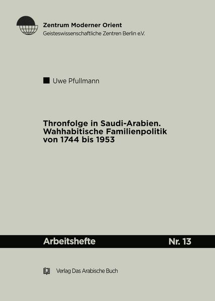 Produktbild: Thronfolge in Saudi Arabien