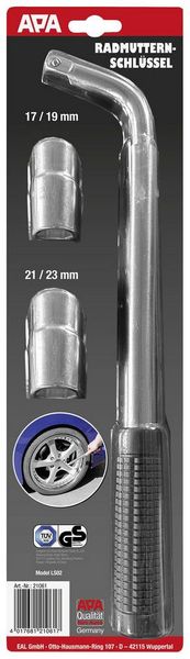 Produktbild: APA 21061 Ausziehbarer Radmutternschl&uuml;ssel Radmutternschl&uuml;ssel (L x B x H) 380, 530 mm, mm x 90 mm x 25 mm