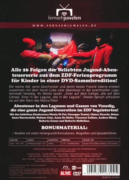Produktbild: Der Stein des Marco Polo - Komplett Box DVD [4 DVD]