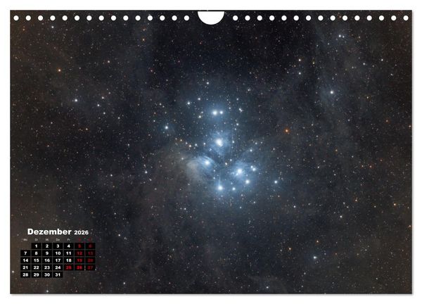 Produktbild: InfinityAstro - die Unendlichkeit im Bild - Astrofotos von Roland Schliessus (Wandkalender 2026 DIN A4 quer), CALVENDO Monatskalender