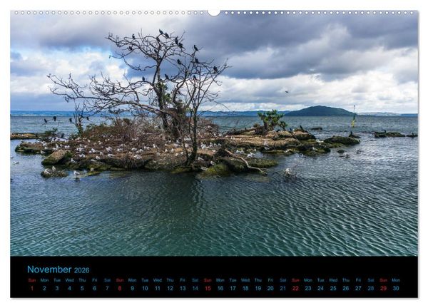 Produktbild: New Zealand - A bicycle adventure (High Quality Premium Wall Calendar 2026 DIN A2 landscape),CALVENDO 12 Month Wall Calendar