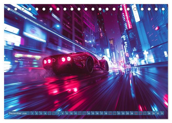 Produktbild: Speed Symphony (Tischkalender 2026 DIN A5 quer), CALVENDO Monatskalender