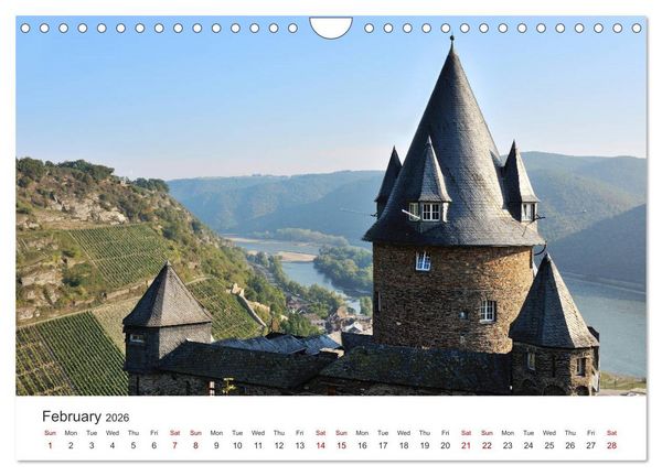 Produktbild: Rhine Valley and Castles (Wall Calendar 2026 DIN A4 landscape), CALVENDO 12 Month Wall Calendar