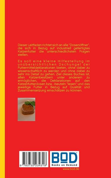 Produktbild: Katzenfutter Leitfaden f&uuml;r "Dosen&ouml;ffner"