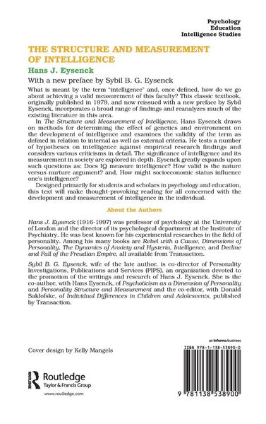 Produktbild: The Structure and Measurement of Intelligence