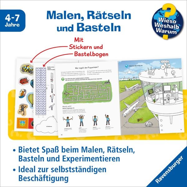 Produktbild: Wieso? Weshalb? Warum? aktiv-Heft - Flugzeuge