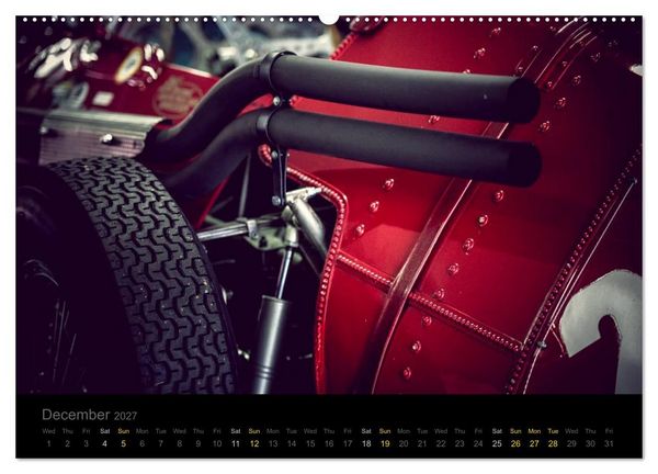 Produktbild: Maserati - Early GP Cars (High Quality Premium Wall Calendar 2027 DIN A2 landscape),CALVENDO 12 Month Wall Calendar