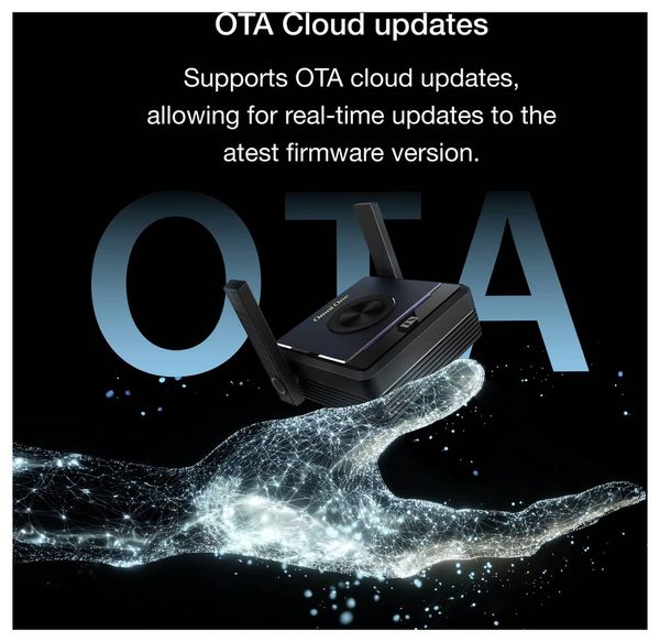 Produktbild: EZCast Omni One Wireless HDMI Extender HDMI&reg;, USB-C&reg; (DP Alt Mode) HDMI Extender 800m