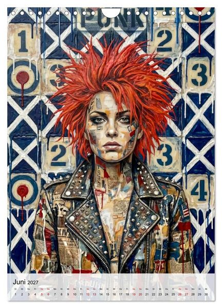 Produktbild: Punk 76 (Wandkalender 2027 DIN A4 hoch), CALVENDO Monatskalender