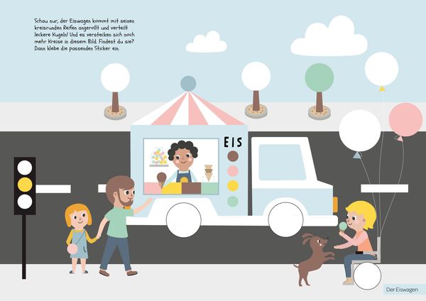 Produktbild: Mini Kunterbunt &ndash;&nbsp;Mein erstes Formen-Stickerbuch f&uuml;r Kinder ab 3 Jahren