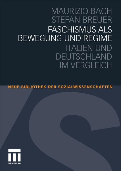 Produktbild: Faschismus als Bewegung und Regime