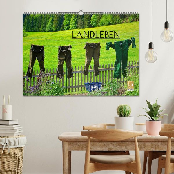 Produktbild: Landleben (Wandkalender 2026 DIN A2 quer), CALVENDO Monatskalender
