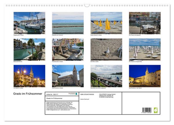 Produktbild: Grado im Fr&uuml;hsommer (Wandkalender 2026 DIN A2 quer), CALVENDO Monatskalender