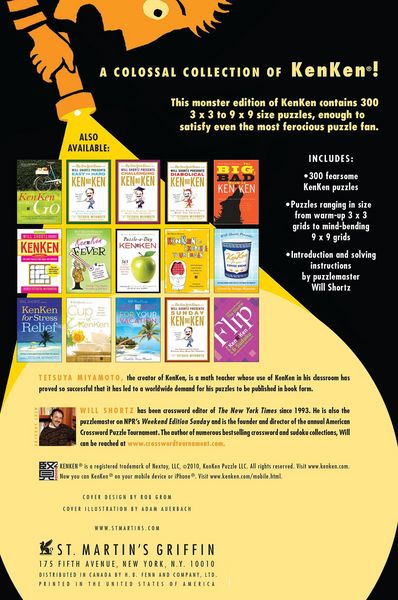 Produktbild: Will Shortz Presents The Monster Book of KenKen