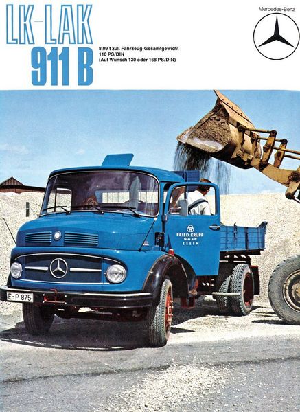 Produktbild: Mercedes-Benz Kipper-Prospekte 1950 bis 1990er Jahre