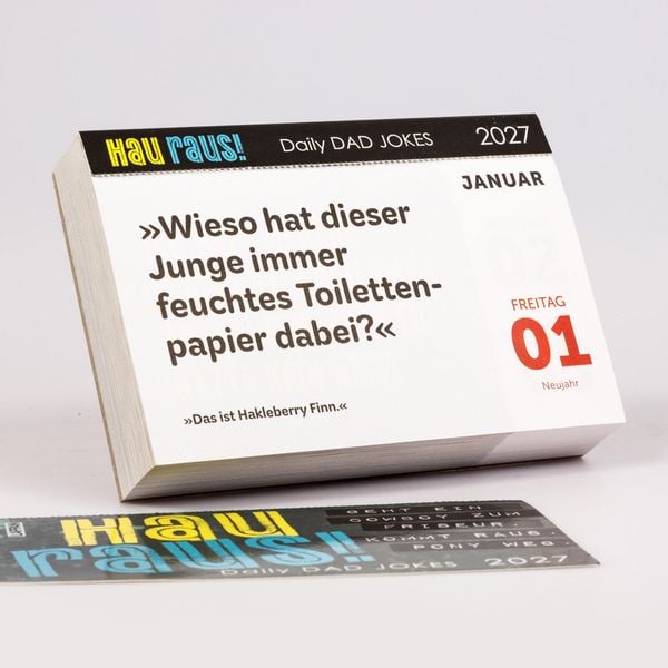 Produktbild: HAU RAUS! Daily Dad Jokes 2027