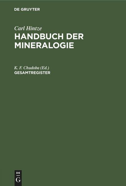 Produktbild: Gesamtregister