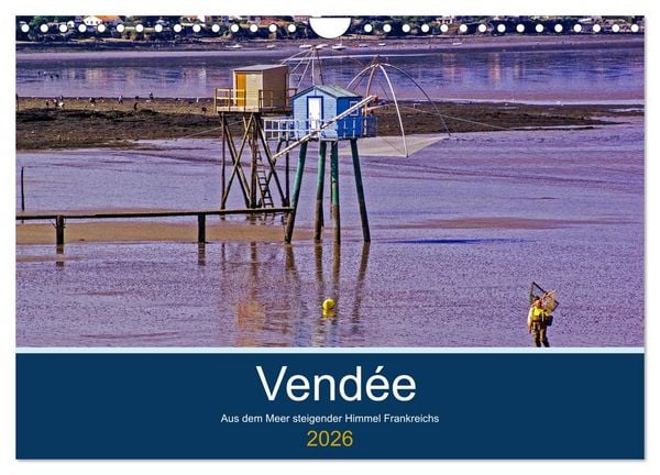 Produktbild: Vend&eacute;e Aus dem Meer steigender Himmel Frankreichs (Wandkalender 2026 DIN A4 quer), CALVENDO Monatskalender