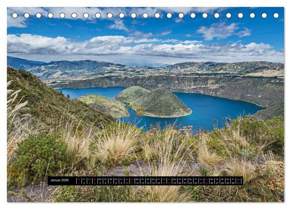 Produktbild: Ecuador (Tischkalender 2026 DIN A5 quer), CALVENDO Monatskalender