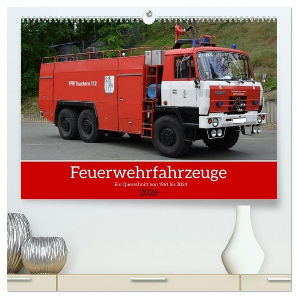 Produktbild: Einsatzfahrzeuge aus Ostdeutschland von 1961 bis heute (hochwertiger Premium Wandkalender 2026 DIN A2 quer), Kunstdruck in Hochglanz