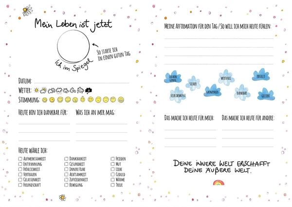 Produktbild: Gl&uuml;cklich, mutig, wunderbar &ndash; Dein fr&ouml;hliches Journal