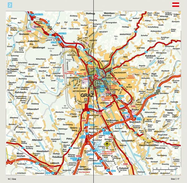 Produktbild: MARCO POLO Regionalkarte &Ouml;sterreich 02 Salzburg, K&auml;rnten, Steiermark 1:200.000
