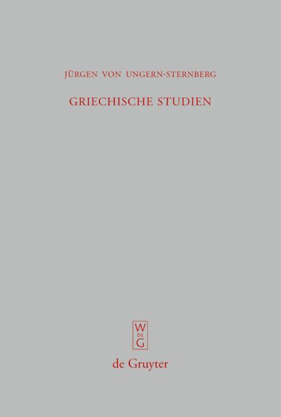 Produktbild: Griechische Studien