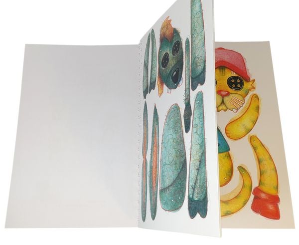Produktbild: Das m&auml;rchenhafte Bastelbuch der Hampelfiguren.