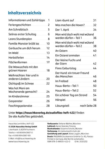 Produktbild: Mein &Uuml;bungsheft - Zuh&ouml;ren und verstehen 2. Klasse