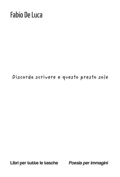 Produktbild: Discorda scrivere e questo presto sole