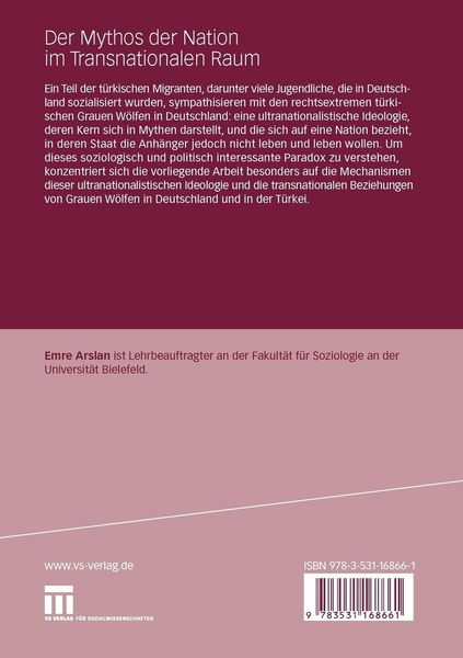 Produktbild: Der Mythos der Nation im Transnationalen Raum
