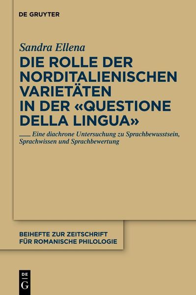 Produktbild: Die Rolle der norditalienischen Variet&auml;ten in der "Questione della lingua"