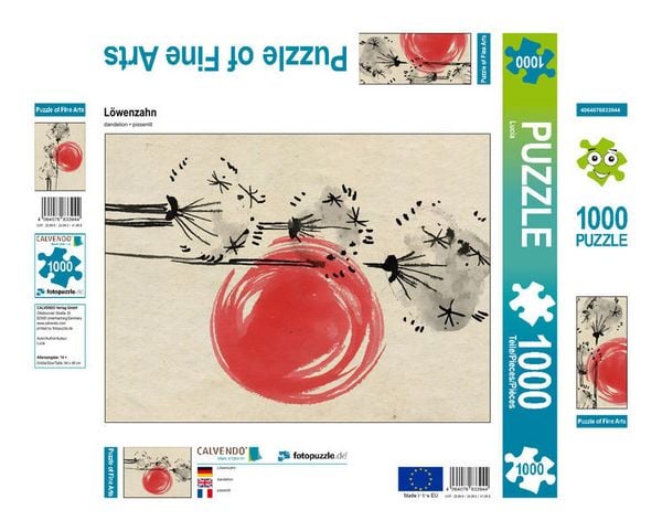 Produktbild: CALVENDO Puzzle L&ouml;wenzahn | 1000 Teile Lege-Gr&ouml;&szlig;e 64x48cm Foto-Puzzle f&uuml;r gl&uuml;ckliche Stunden